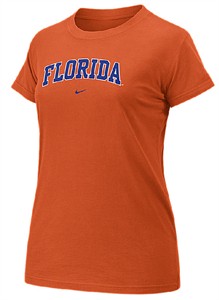 Florida Gators Women�s Orange  08/09 Arch Short Sleeve T Shirt By Nike