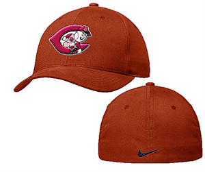 Cincinnati Reds MLB Ligature Fitted Cap By Nike Team Sports