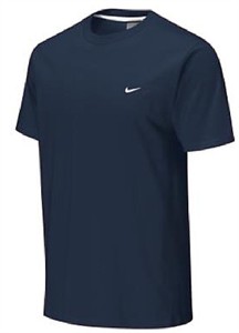 Nike Classic Navy Swoosh Short Sleeve Tee Shirt