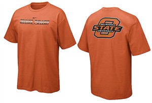 Nike Oklahoma State Cowboys Orange �Orange Power� School Pride 2 Sided T Shirt 