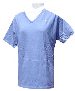 Nike Women's Basic Polar Blue V-Neck Tee