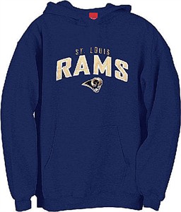Youth St. Louis Rams Reebok NFL Embroidered Hoody Sweatshirt 