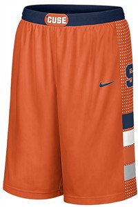 Syracuse Orangemen Orange Screened Replica Basketball Shorts By Nike